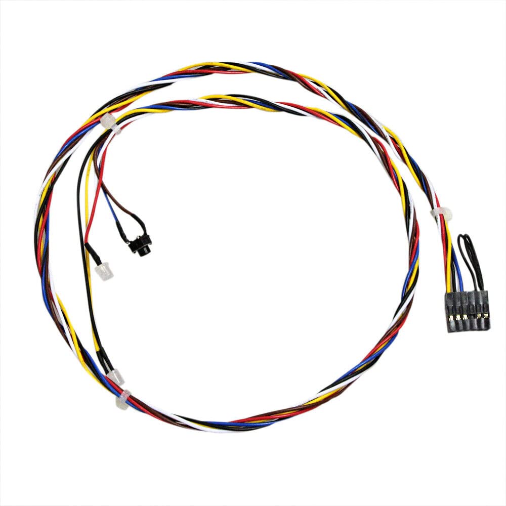 

HSSDTECH Power Button Assembly Cable 07R574 for Dell XPS 8300 8500 8700 8900 SATA Power Supply Cable