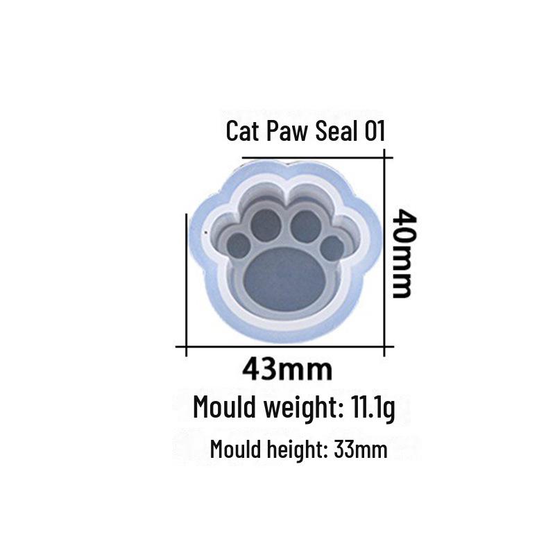 DIY Pazur kota silikonowa forma do robienia kolczyków i breloków