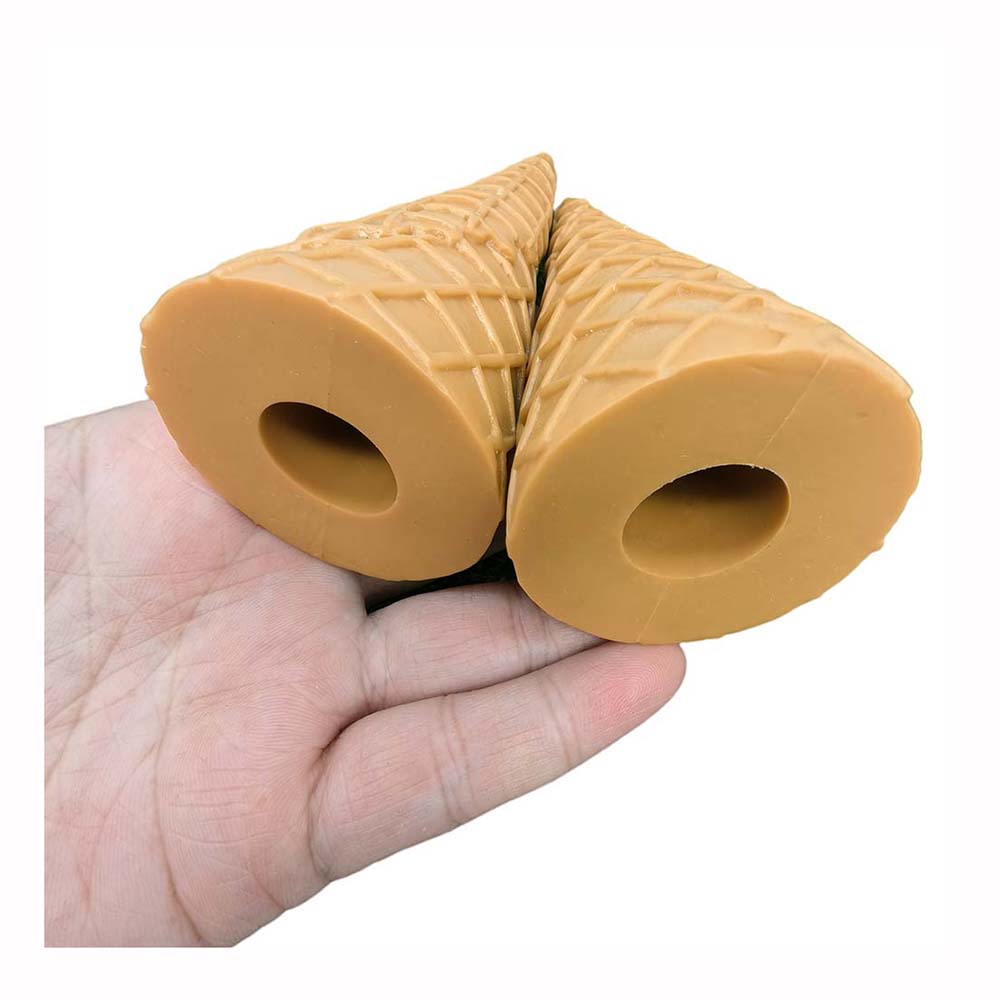 10pcs Simulation Ice Cream Corn PVC Charms 3D Food Models for Doll House Photography Props Accessories