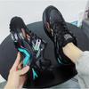 Men's Shoes Breathable All-match Mesh Sports And Leisure Running Increased Black Shoes