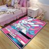 New product P0kemon Sylveon Cards Pattern Carpets for Living Room Bedroom Bedside Floor Mat Area Rug Home Decor Luxury Gifts