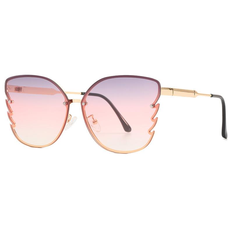 Big Frame Butterfly Trendy Sunglasses Women Street Photography Retro Versatile Sunglasses Women Large Frame Glasses