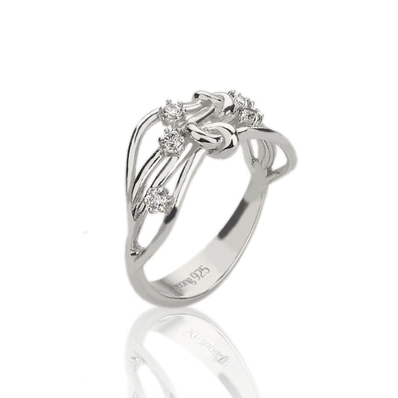 

ahjeong KNOT _CR. SILVER No. 20