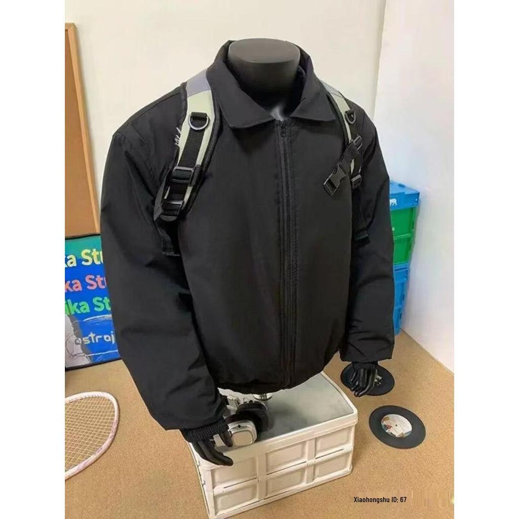 Wasserdichte Baumwoll-Pilot Jacke im koreanischen Stil - Dick, Trendy, Vielseitig Harajuku Herrenmode