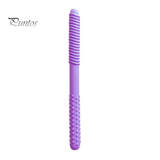 

Жевательная палочка для освежения дыхания с эфирным маслом, пищевая, без BPA, легко моется, компактная, портативная, детская пустышка, жевательная палочка для освежения дыхания фиолетовый