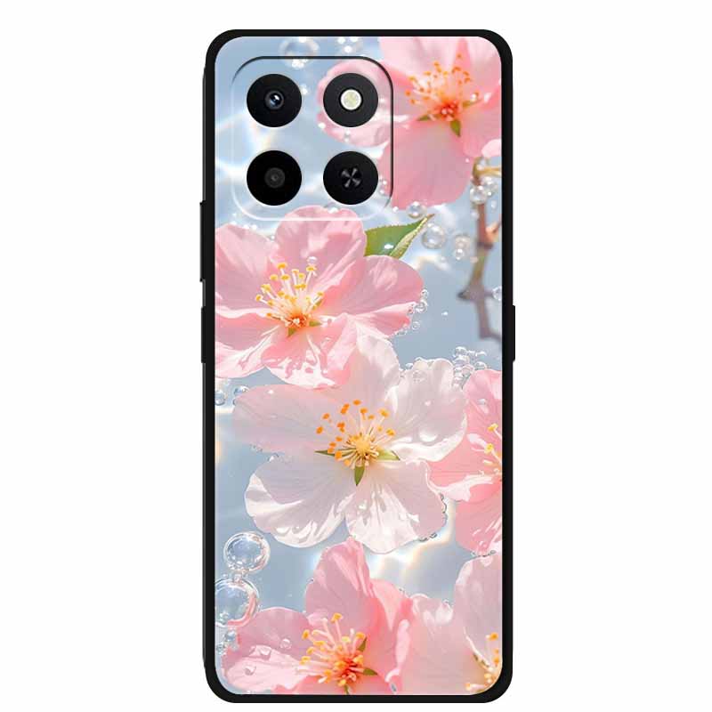 Phone Case For Honor X7D Honor 400 Smart Honor Play10T 5G Soft Silicone TPU Protector Shell Cartoon Gift Anime Funda Flower Capa