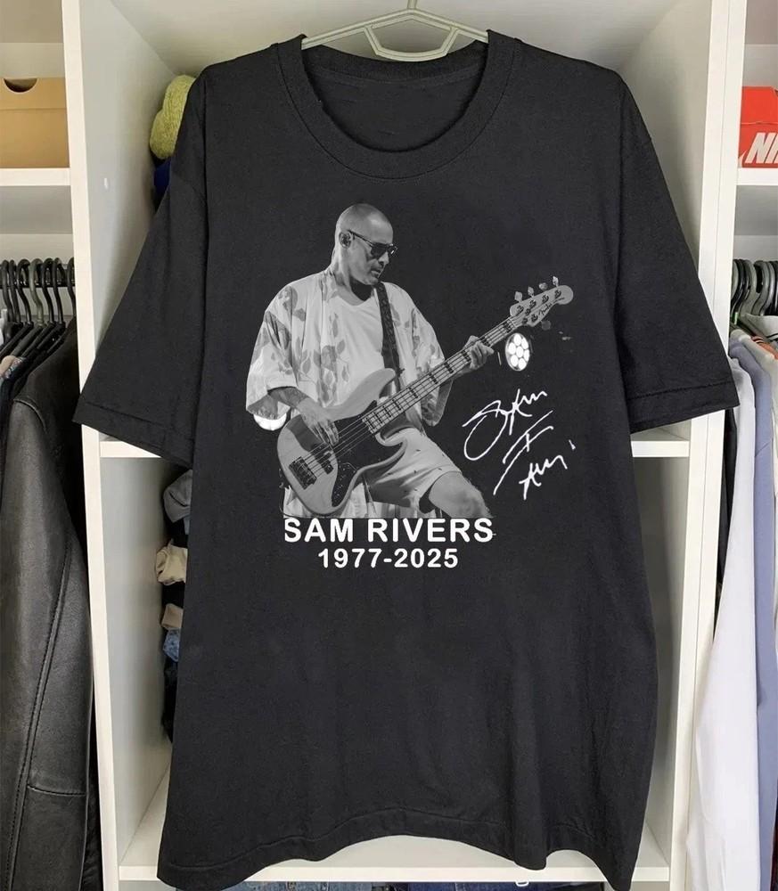Thank You Sam Rivers 1977-2025 Signed Remembered Unisex T-Shirt M