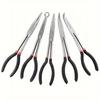 1Pcs 11 Inch Long Nose Pliers Plug Puller Pliers  for Metalworking and Precision Gripping