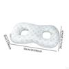 Ear Hole Protector with 2 Holes, Soft Support Pillow for Earplugs, Relaxation, Sleeping, Piercings