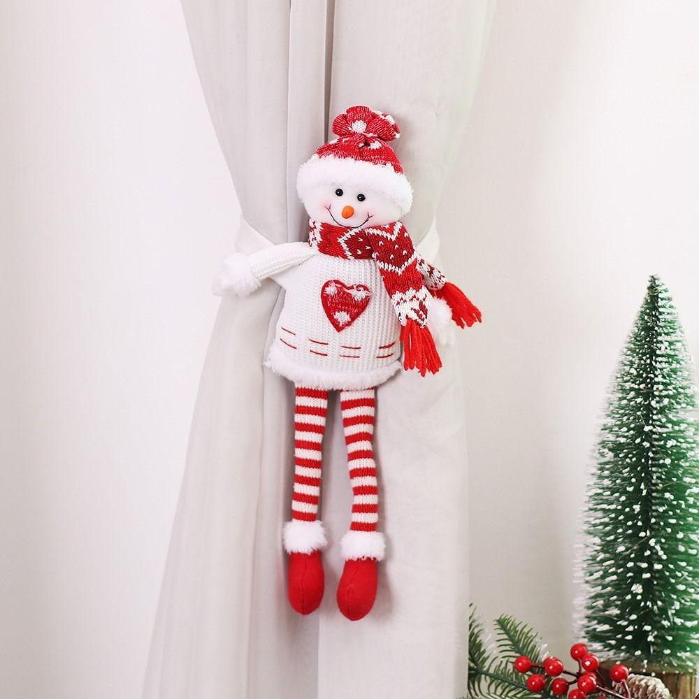 Long-legged Long-legged Doll Curtain Buckle Santa Santa Curtain Fastener  New Year