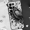 Raben Krähe Schädel Muster Hülle Für Samsung Galaxy S24 FE S20 FE S21 S22 S23 S25 S26 Ultra S10 Plus S25 FE Abdeckung Schale