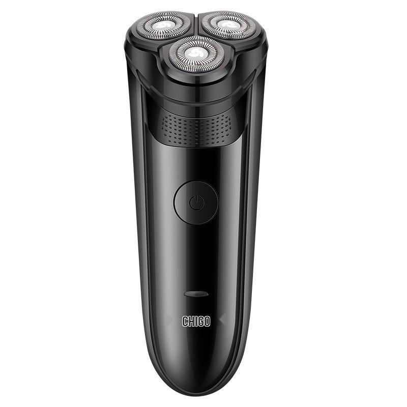 Chigo Men's Rechargeable Electric Shaver: Silent, Long-Lasting, Three-Head Design