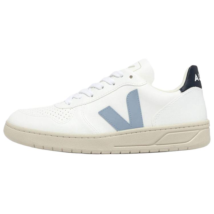 VEJA V 10 Pu Stylish Skateboarding Shoes Men s White Blue VX0703111 39