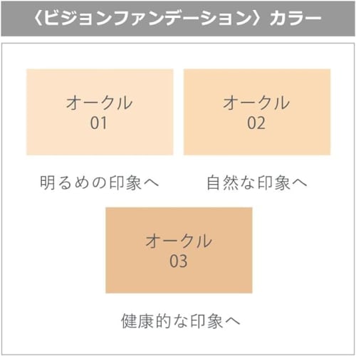 EX:BEAUTE Vision Foundation Silk Made In Japan Domestic Powder Foundation (Ocher 01, Refill)