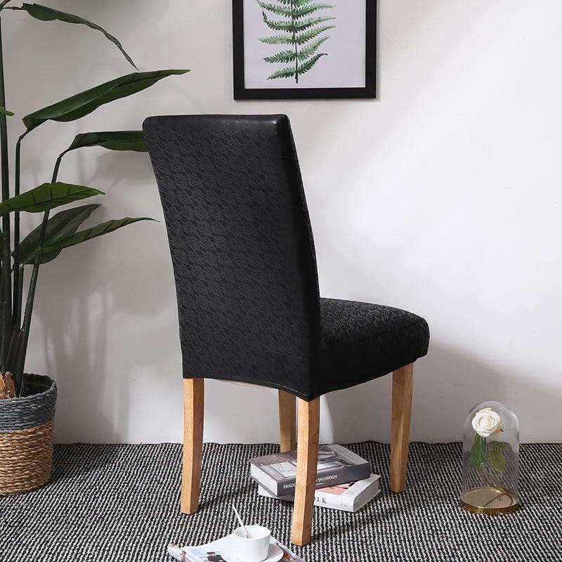 1/2/4/6 ks Vodotěsný PU potah na jídelní židli Jednobarevné ochranné potahy na natahovací židle pro ochablý obývací pokoj