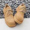 2024 new rhubarb leather shoes Japanese Mickey Derby shoes men's casual tooling trend single shoes 57321-J