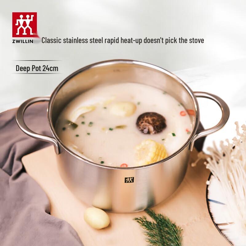 Zwilling Nova Plus Stainless Steel Deep Stock Pot