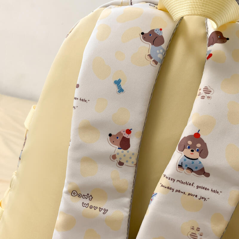 Leopard Print Junior High School Student Schoolbag Women's Backpack Lightweight Backpack