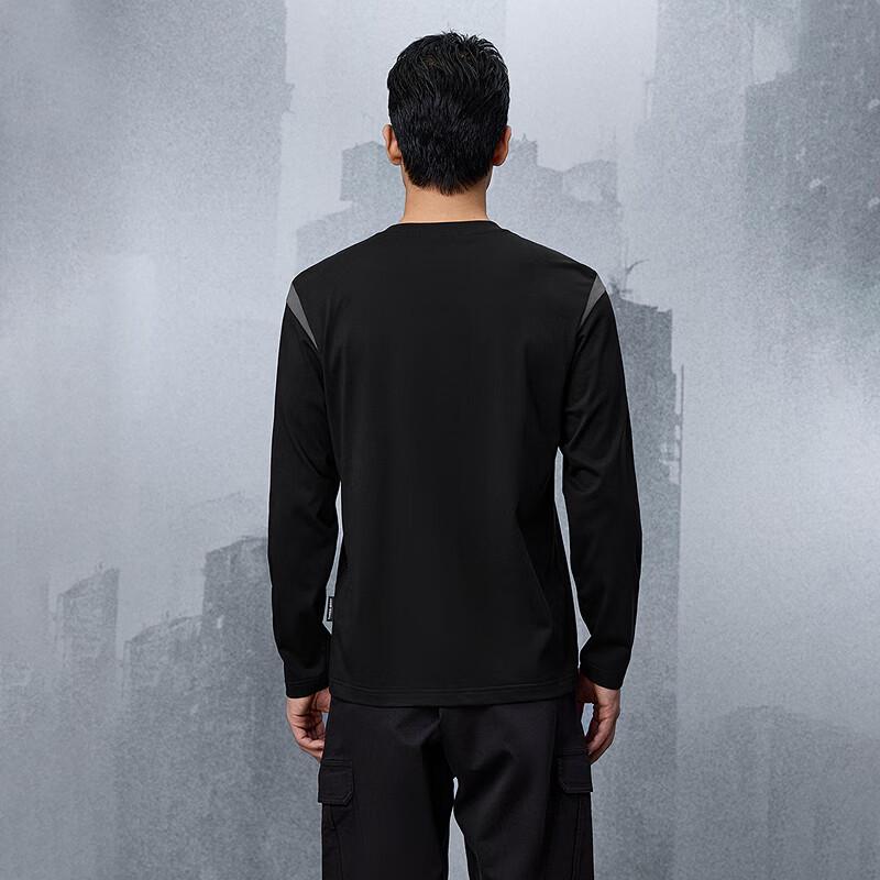 HLA Men's Three-Body Super Symbol Long Sleeve T-Shirt