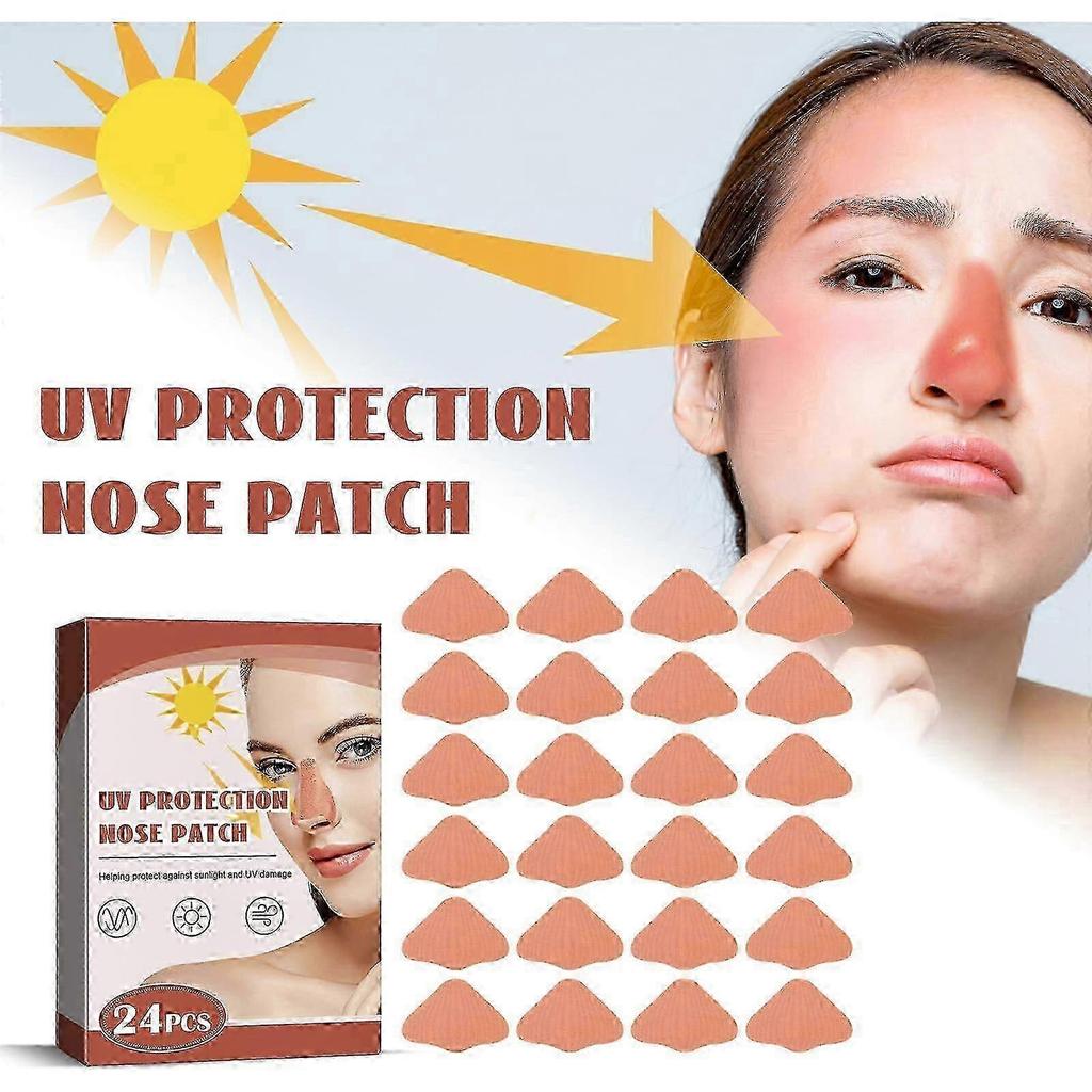 2025 Outdoor Nose Plaster Sun Nose Patch Outdoor Nose Strips Nose Protection Sun Protection For Summer Sports Sun Protection Nose Strips 48pcs