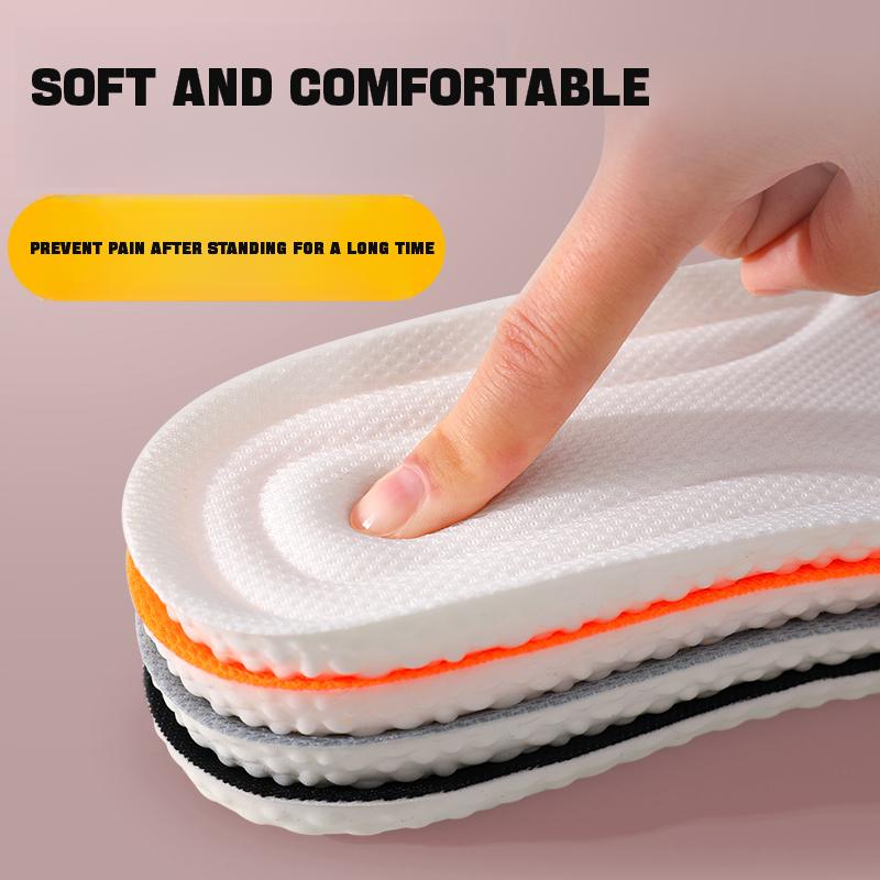 1Pair Soft Sports Shock Absorbing Insole Orthopedic Insoles for Feet Non Slip Shoe Pads Plantar Fasciitis Relief Shoe Sloe