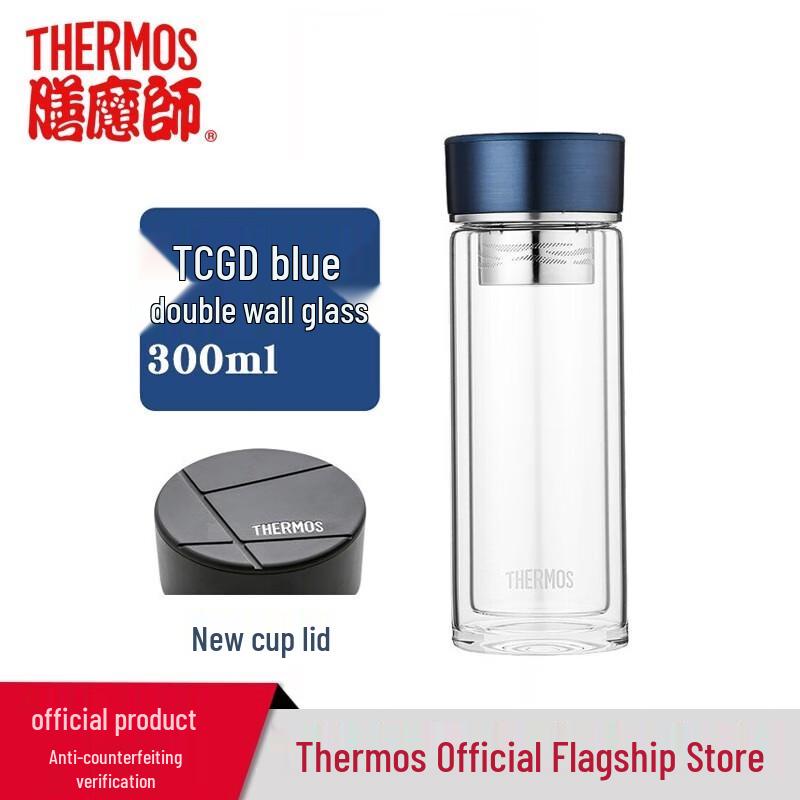 THERMOS Double Wall Glass Mug