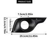 New For Citroen DS4 2011-2015 Front Bumper Fog Lamp Grille Trim Left or Right ABS Black 745375 Easy Installation Car Accessories
