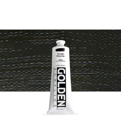 Acrylic Paint - Golden - Vandyke Brown Hue - 150ml - Matte Finish - Professional