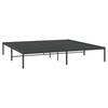 Vidaxl Metal Bed Frame, Black, 180X200 Cm