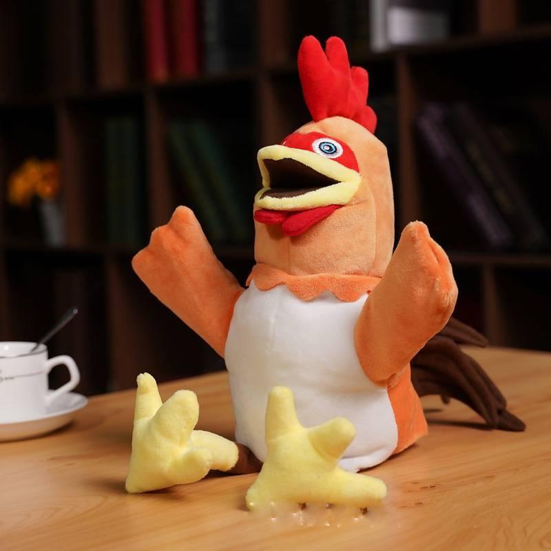 Plush Unicorn Toy Cartoon Animal Hand Puppet Parentchild Interact Birthday Gift