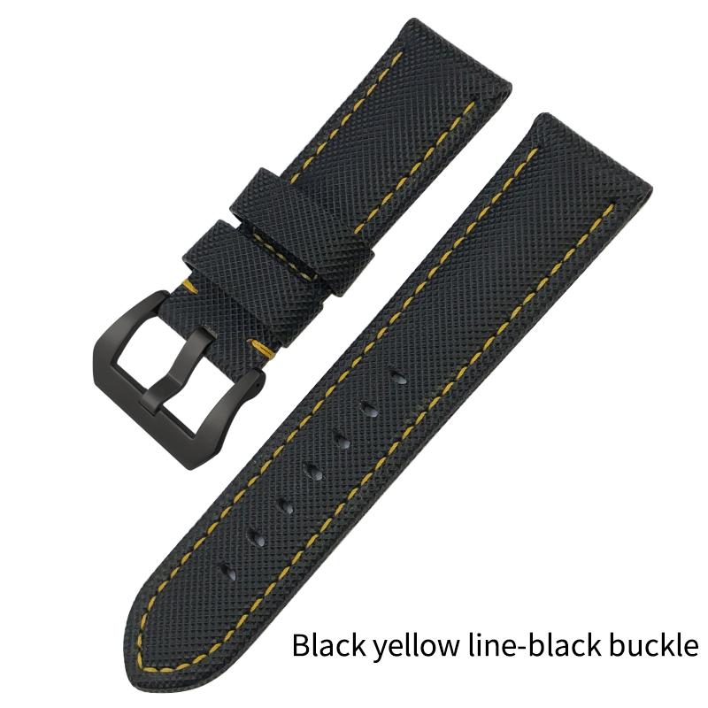 22mm 24mm 26mm High Quality Nylon Watchband Fit for Panerai LUMINOR Submersible PAM Luminous Black Blue Watch Strap Tools