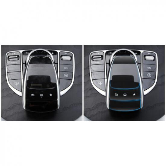 For Mercedes Benz C E Class 15-18 Car Console Handwriting Mouse cover decoration