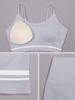 Women's Seamless Colorblock Yoga Set: Shockproof Sports Bra & Hip-Lifting Fitness Shorts
