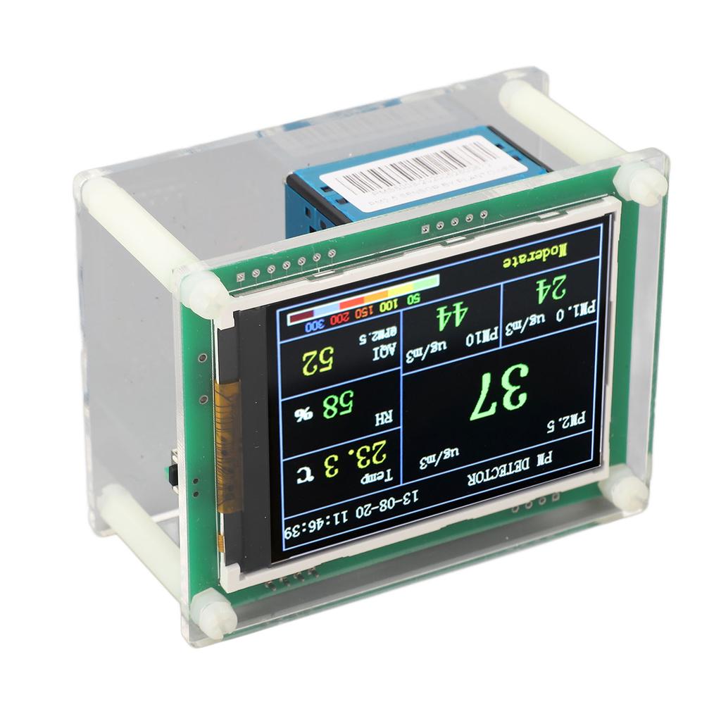 Detektor PM2.5 Monitor Jakości Powietrza W Pomieszczeniu PM1.0 PM2.5 PM10 HCHO CO2 Czujnik Temperatury i Wilgotności
