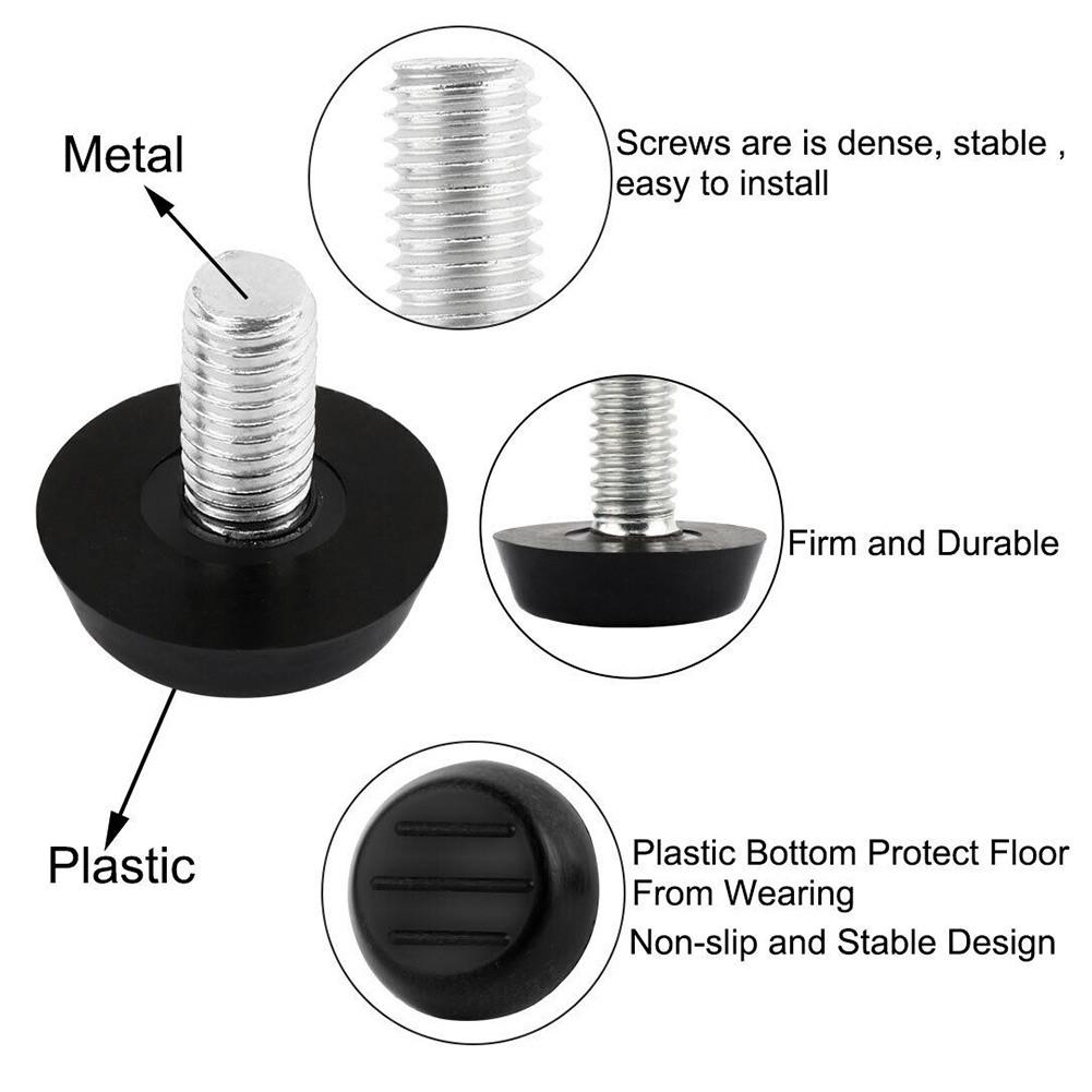 20pcs Adjustable Foot Table And Chair Pad Cabinet Heightening Screws