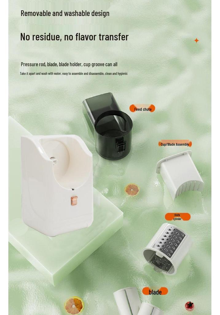 Electric Kitchen Veggie Cutter & Slicer: Multifunctional, Labor-saving Chopper for Carrots & Potatoes