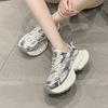Thick-soled Thin-mesh Dad Shoes for Women In the Summer of 2025, the New European Version of Mesh Yarn, Breathable and Versatile Casual Sports Sh