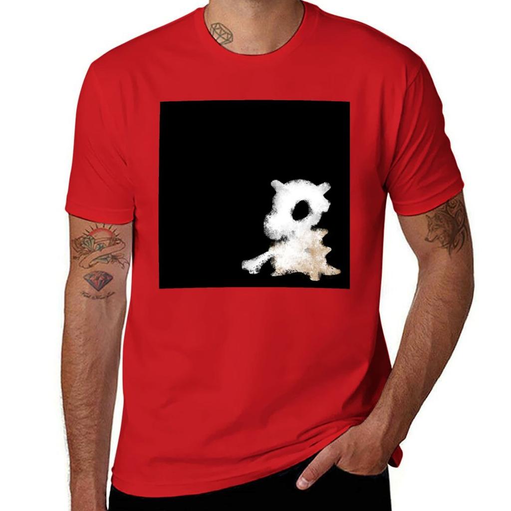 Lonely Cubone Tshirt Short Sleeve Tee Graphics Blacks Mens T Shirts Pack