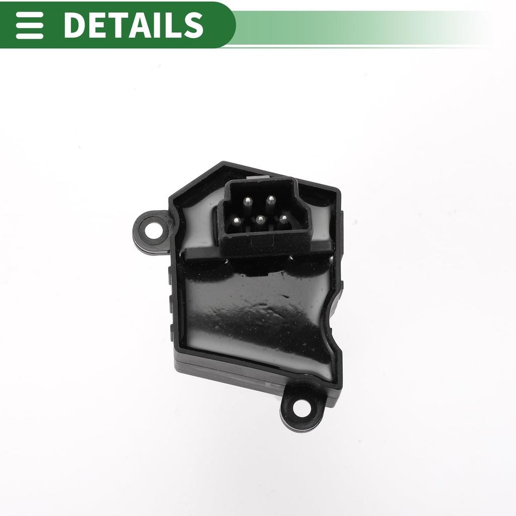 Motoforti HVAC Blower Motor Resistor for Range Rover MK III 2002-2012, Metal ABS Heater Blower Resistor, Black, Part Number JGO000021