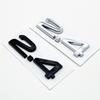 2026 3D 2.4 3.6 4.2 Car Trunk ABS Badge Emblem For Car Rear Tailgate Fender Door Adhesive Badge for 4YGYE A4 A5 A6 A7 A8 Q3 Q5 Q7