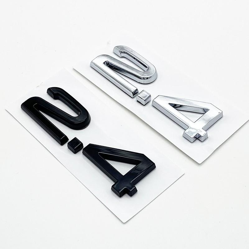 2026 3D 2.4 3.6 4.2 Car Trunk ABS Badge Emblem For Car Rear Tailgate Fender Door Adhesive Badge for 4YGYE A4 A5 A6 A7 A8 Q3 Q5 Q7
