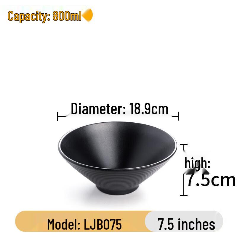 

Japanese Style Melamine Ramen Bowl Set