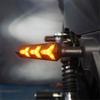 1 Pair Flowing Motorcycle Motorbike Fish Bone Style Turn Signal Indicator Light