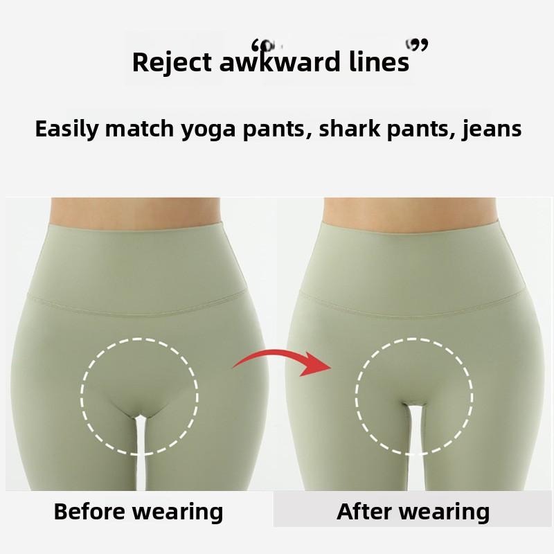 Women's Summer Antibacterial In The File Without A Scratch To Lift Hips Sea Cotton Mat Yoga Briefs