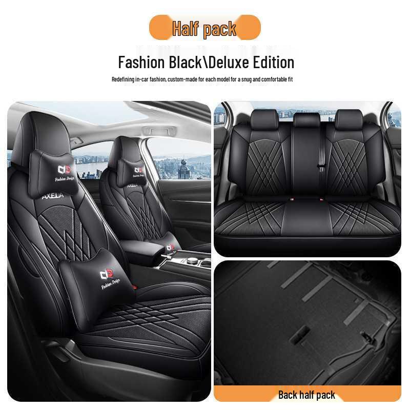 Mazda Angkesaila Five-Seater Cartoon Leather Car Seat Covers for All Seasons