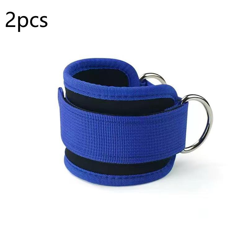 Double Cable Adjustable Ankle Straps Universal Size Padded Cuffs for Gym Home Leg Glute Workout for Adults