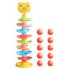 Kids Ball Drop Tower 2/3/5/7/9 Layers Cartoon Pig Marble Run Track Toy Toddlers Boys Girls Educational Rolling Ball Slide Toy