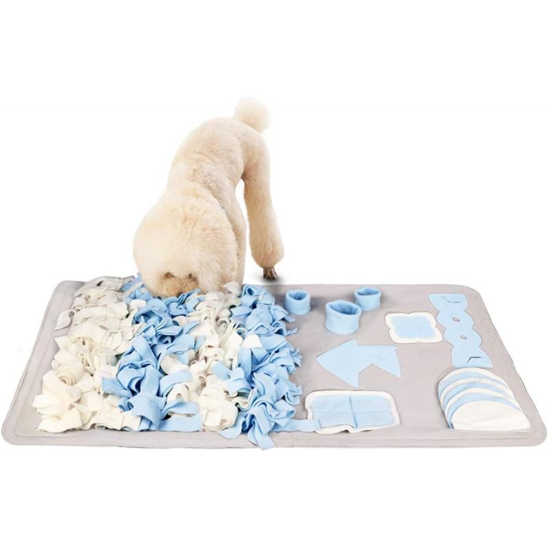 Dog Snuffle Mat Slow Feeder Puzzle Toy Mental Stimulation Scent Training Durable Chew Resistant Plush Pet Enrichment