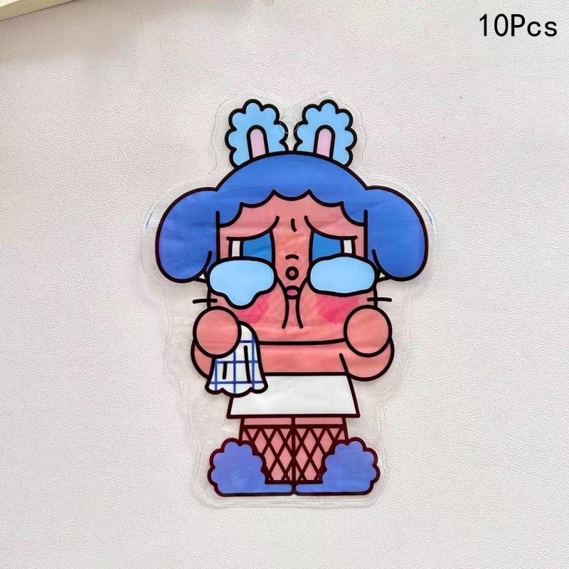 10Pcs Cartoon Crying Baby Ziplock Bag Special-Shaped Packaging Bags Snacks, Biscuits And Candy Storge Bags Thickened Bag