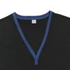 Men'S Fashionable Casual V-Neck T-Shirt Button Short Sleeved Top